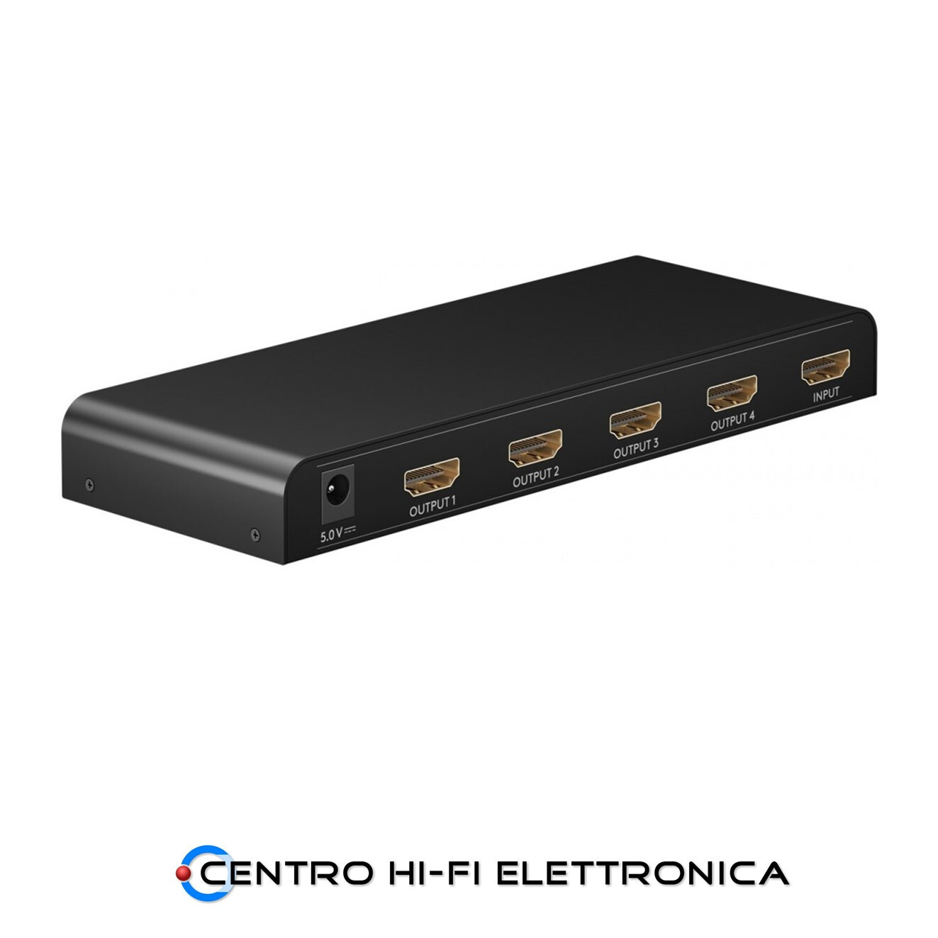 Splitter 4 porte HDMI Risoluzione 4Kx2K 30 Hz 1.4 Con HDCP 1 ingresso 4Uscite
