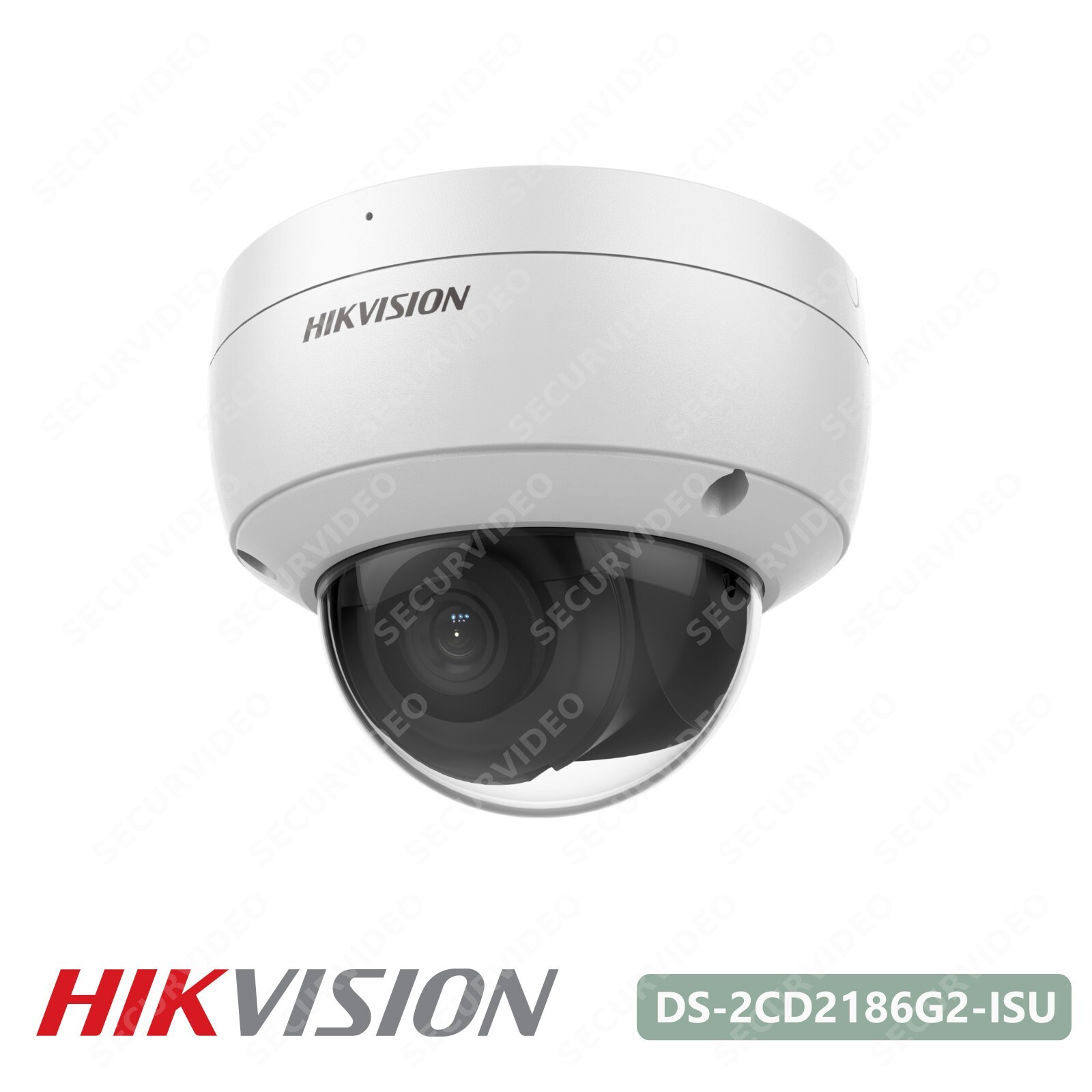 Hikvision Acusense 8Mp 4K Dome 2.8mm Ip PoE Audio Alarm DS-2CD2186G2-ISU