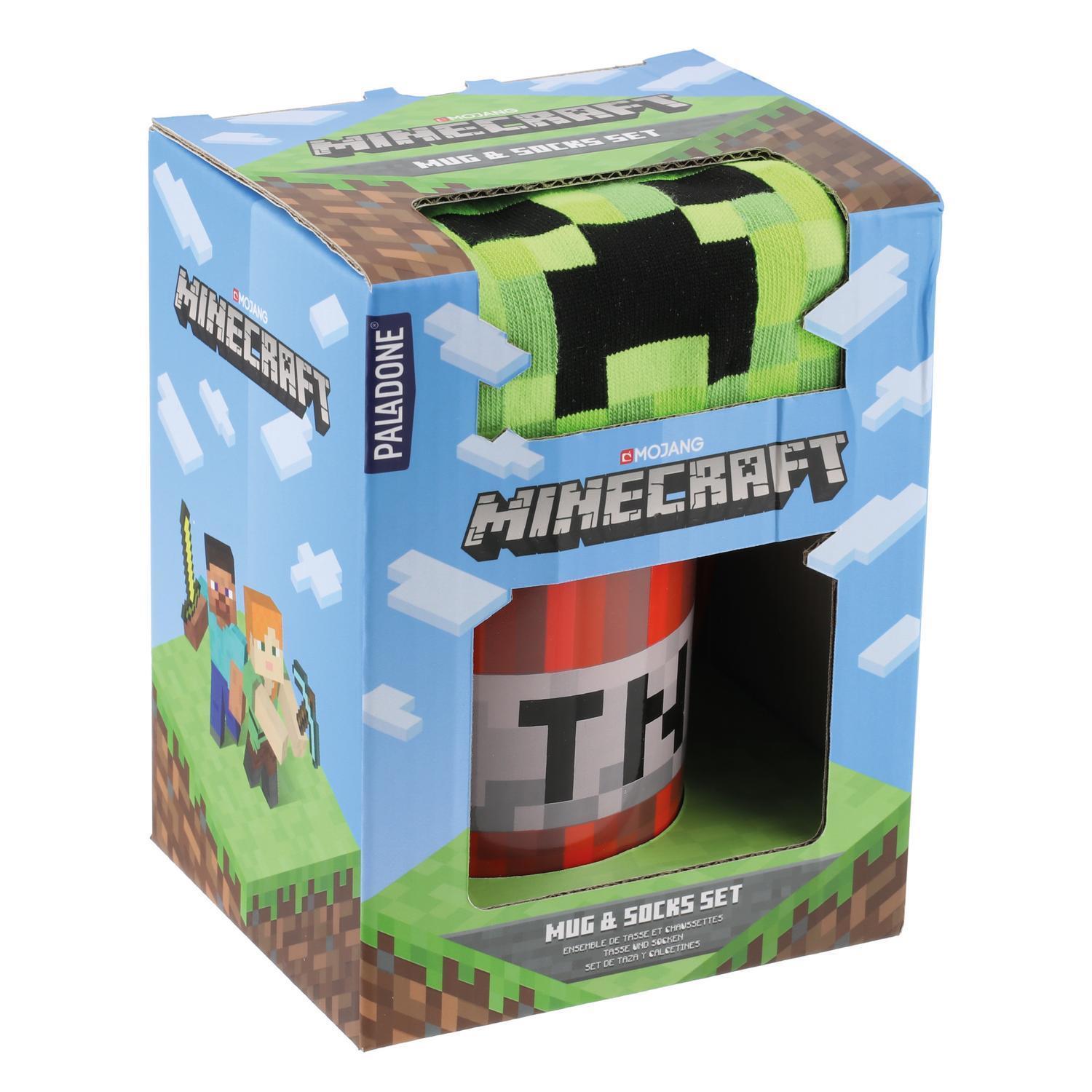 Merchandising Minecraft: Paladone - Mug and Socks Gift Set (Set Tazza E Calzini)