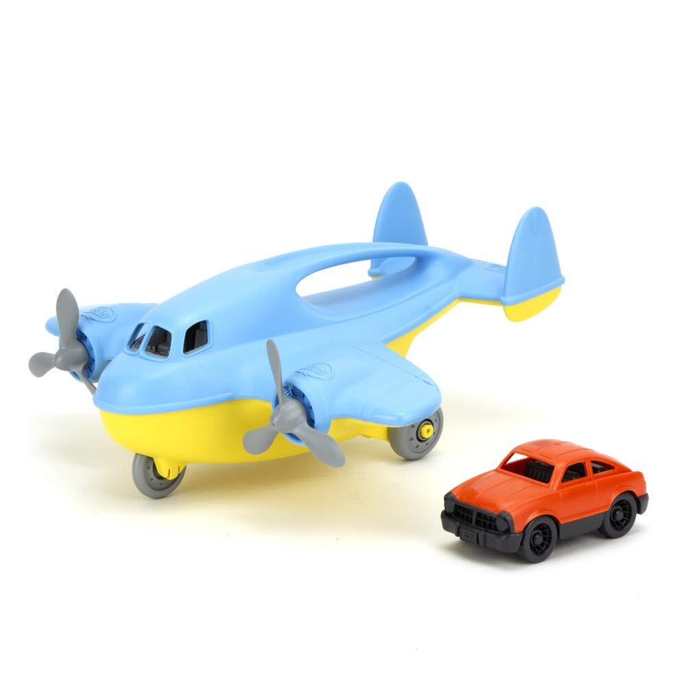 Green Toys Cargo Plane With 1 Mini Car Toy ACC NUOVO