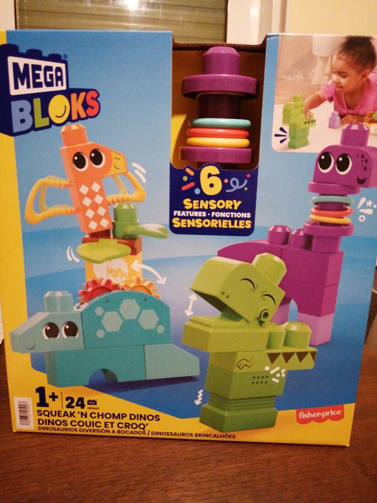 Mega Bloks - Mega Bloks Squeak'n Chomp Dinos