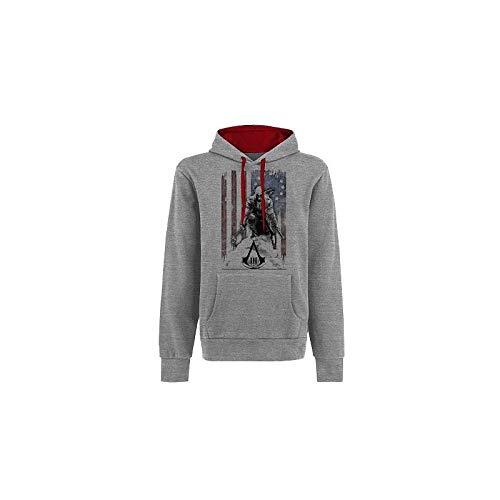 ASSASSINS CREED 3 - Sweatshirt - Flag and Connor NUOVO