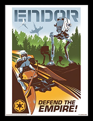 STAR WARS - Endor - Collector Print 30x40cm NUOVO