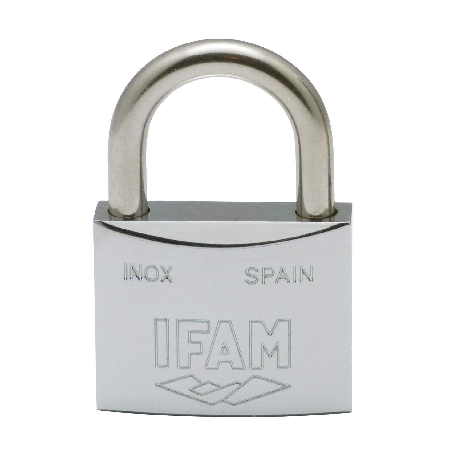 Key Padlock Ifam Inox 40 Bow Stainless Steel (40 Mm) NUOVO