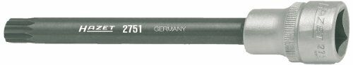 Hazet 2751 Zylinderkopf-Schraubendreher-Steckschlüssel-Einsatz, Argento, (n2a)