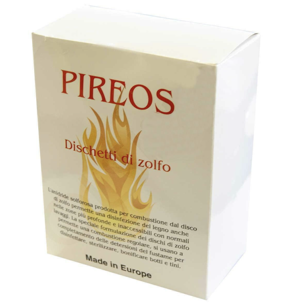 Zolfo in Dischi Dischetti Pastiglie Disinfezione Detergenti Botti 1 KG.