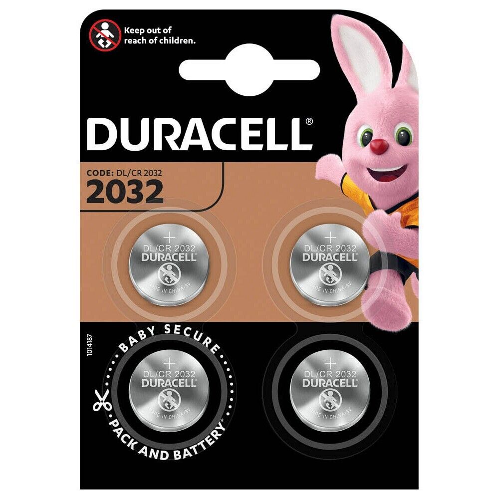 Duracell Batteria DL2032 (CR2032) - 4 pezzi