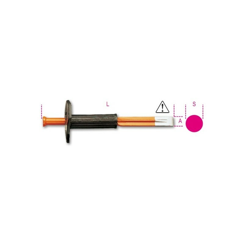 Scalpelli per edilizia con paramano L mm 250 art. 1701N/PM