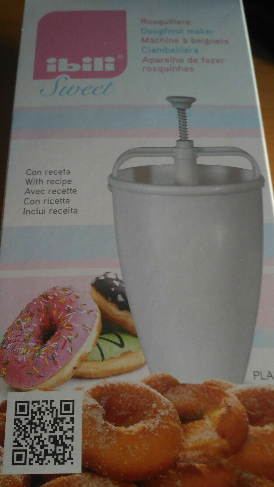 Rosquillera Donutmaker Di Plastica IBILI
