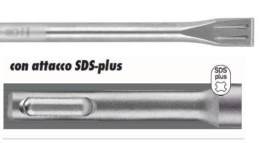 SCALPELLO SDSPLUS  PIATTO BOSCH L 250 X 20 LARGHEZZA