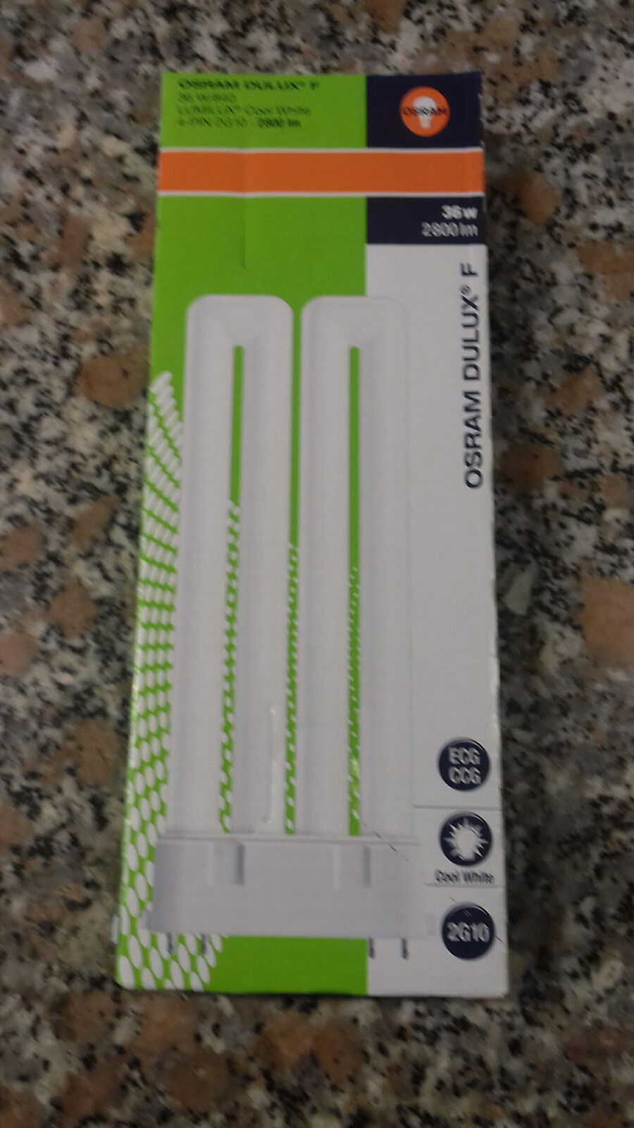 OSRAM DULUX F 36W/840 2G10 N° 1 LAMPADINA FLUORESCENTE OSRAM RISPARMIO ENERGETIC