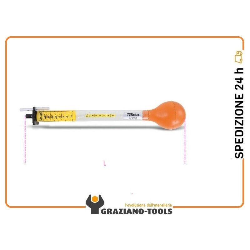 Densimetro per liquido anticongelante L mm 340 art 1759A