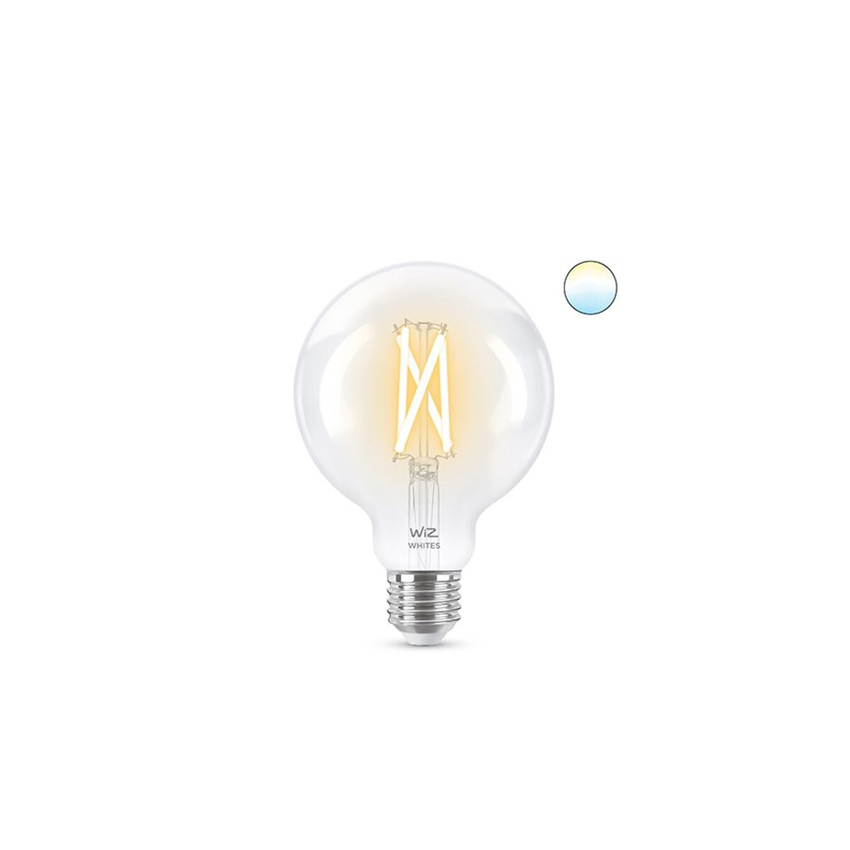 Lampadina LED globo filamento trasparente G95 E27 WiFi