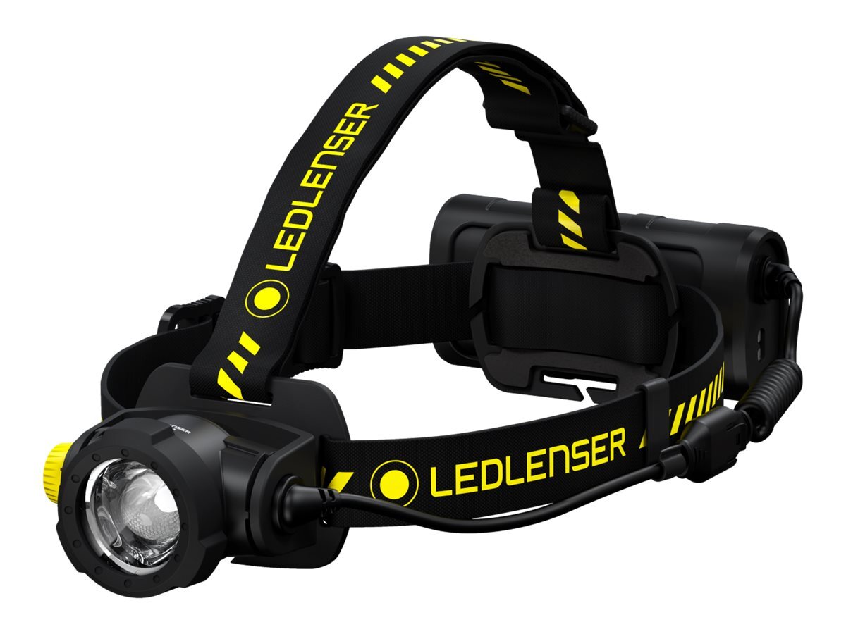 LED Lenser H15R Work Torcia a fascia Nero Giallo IP67 LED 1 lampada(e) 502196