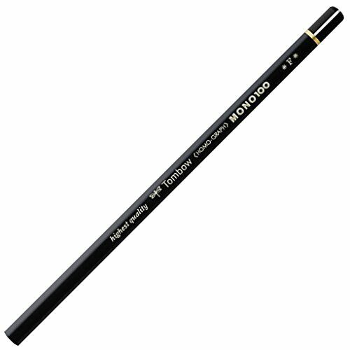 TOMBOW Bleistift MONO 100, sechseckig, Härtegrad: F (h7r)