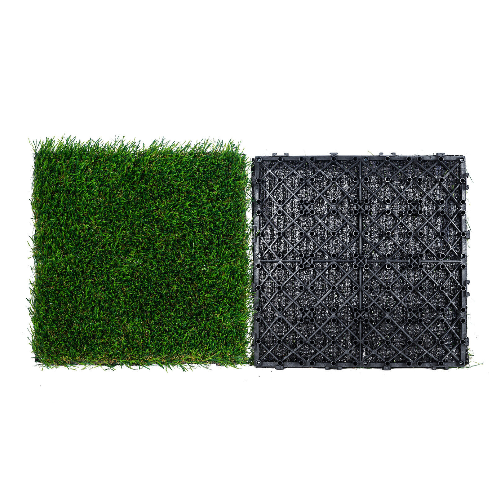 VEVOR Erba Artificiale Prato Sintetico Terrazza Giardino Balcone 310x310x220mm