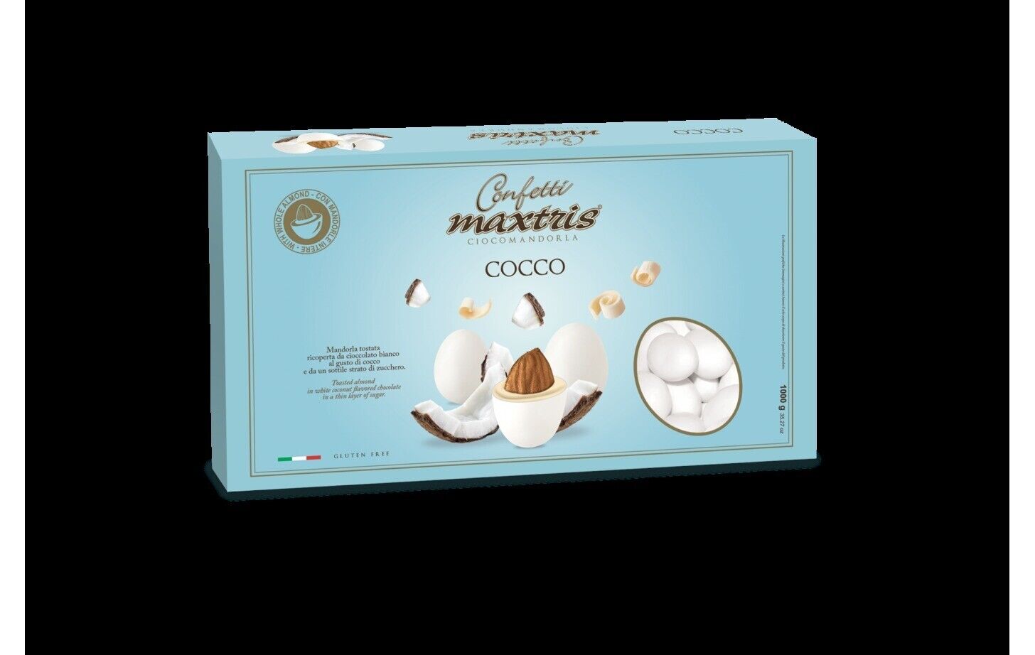 Confetti Maxtris Tenerezze al Cioccolato Cocco 1 Kg
