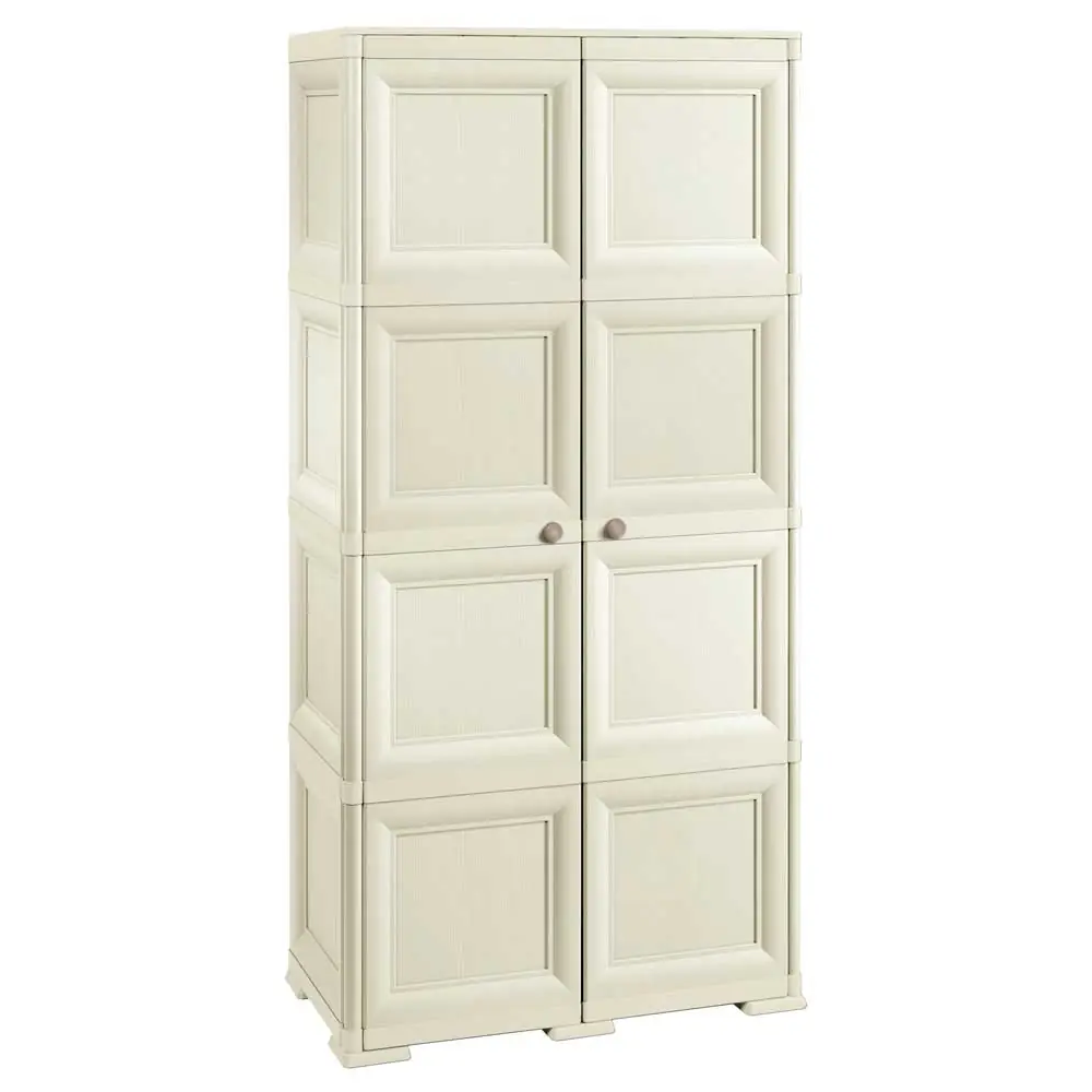 Armadio portascope 2 ante in resina rinforzata angora Tontarelli cm 79x43x164h