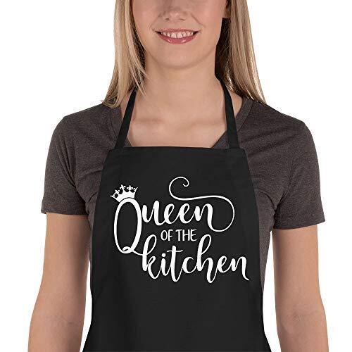 Saukore Tablier de Cuisine Drôle pour Les Femmes Réglable Tablier de (L4V)