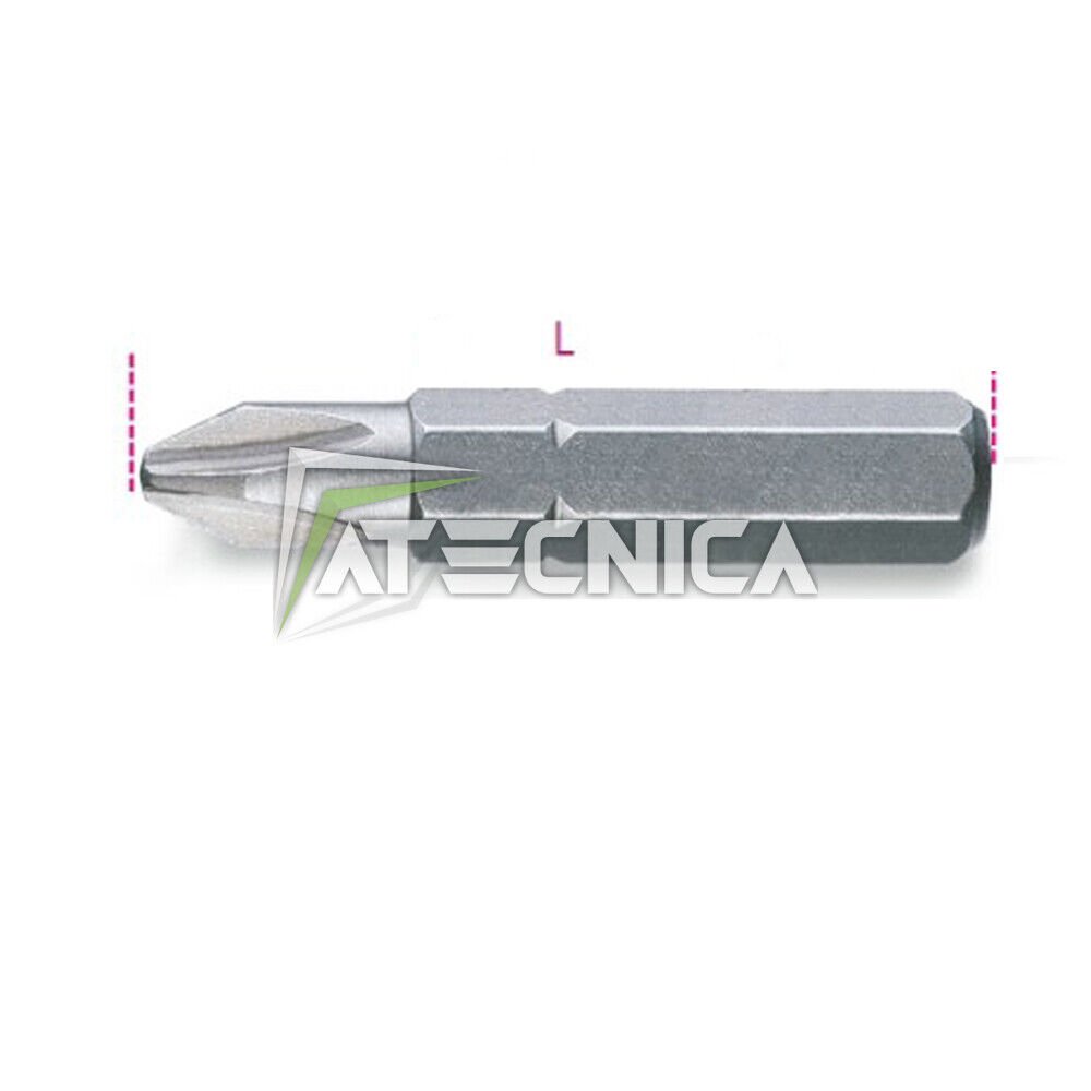 Inserto a croce PH2 attacco esagonale 1/4 Beta 861PH 2L lunghezza 50mm