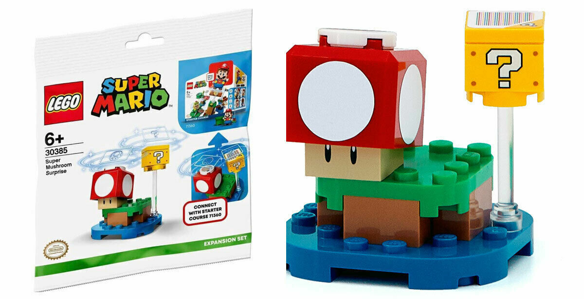 LEGO SUPER MUSHROOM SURPRISE 30385 EXPANSION SET - NUOVO SIGILLATO - NEW SEALED