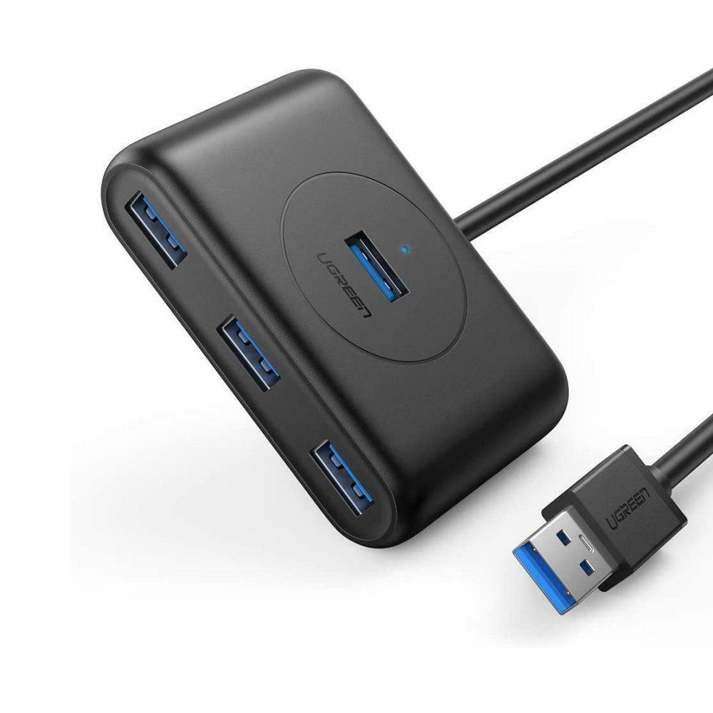 UGREEN HUB USB 3.0, 0.5m (Black)