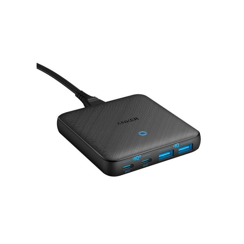 Anker 543 Powerport Atom III Universale Nero Ricarica rapida Interno