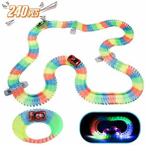 Pista Macchinine Luminosa per Bambini Pista Cars con 2 LED Macchinine (d0n)