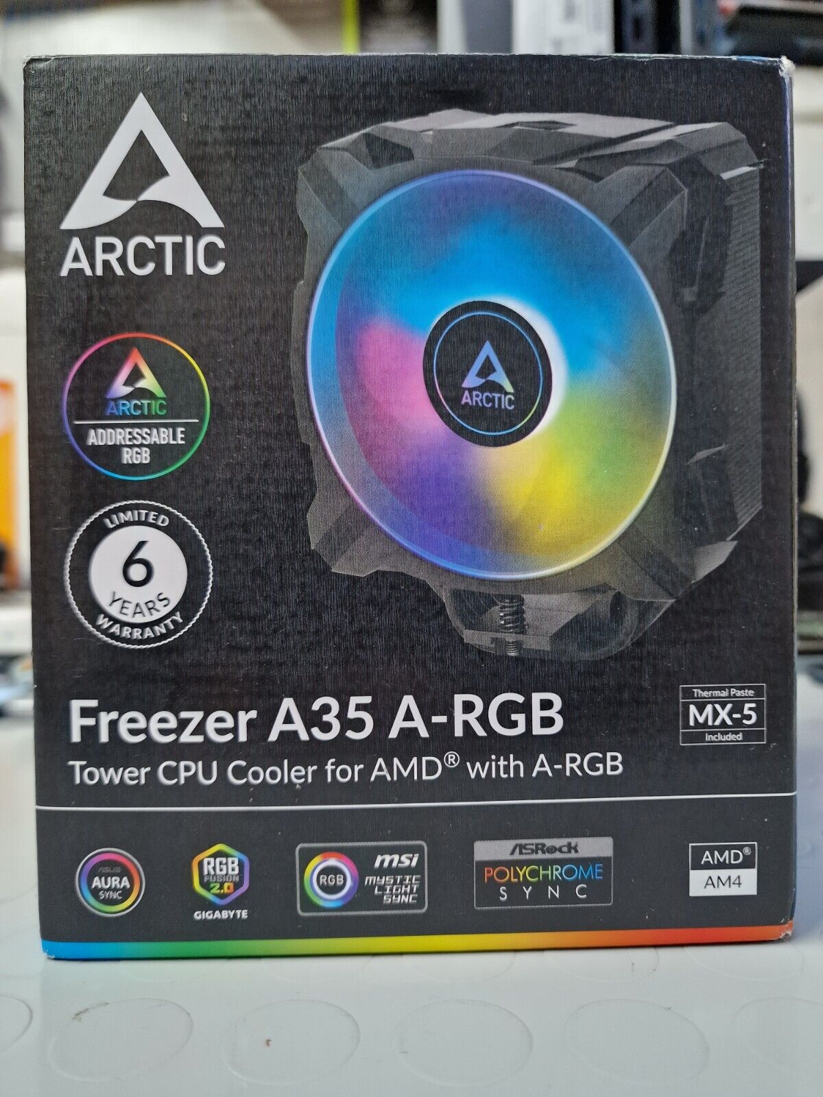 Arctic Freezer A35 A-RGB Raffreddatore d'aria 11,2 cm 200 ACFRE00115A CPU AM4