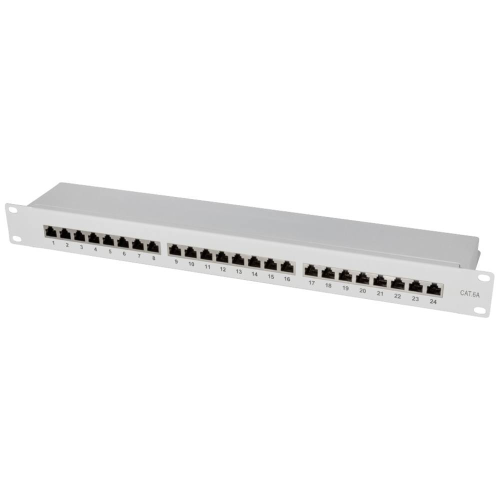 LogiLink NP0060 24 Porte Patch panel 483 mm (19) CAT 6A 1 U