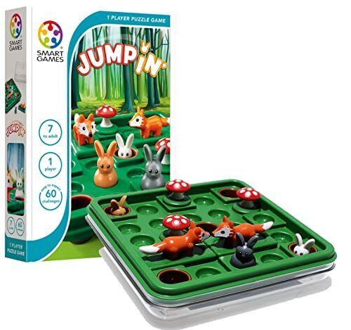 Smart Games - Jump In', Puzzle Game with 60 Challenges, 7+ Years (Q7M)