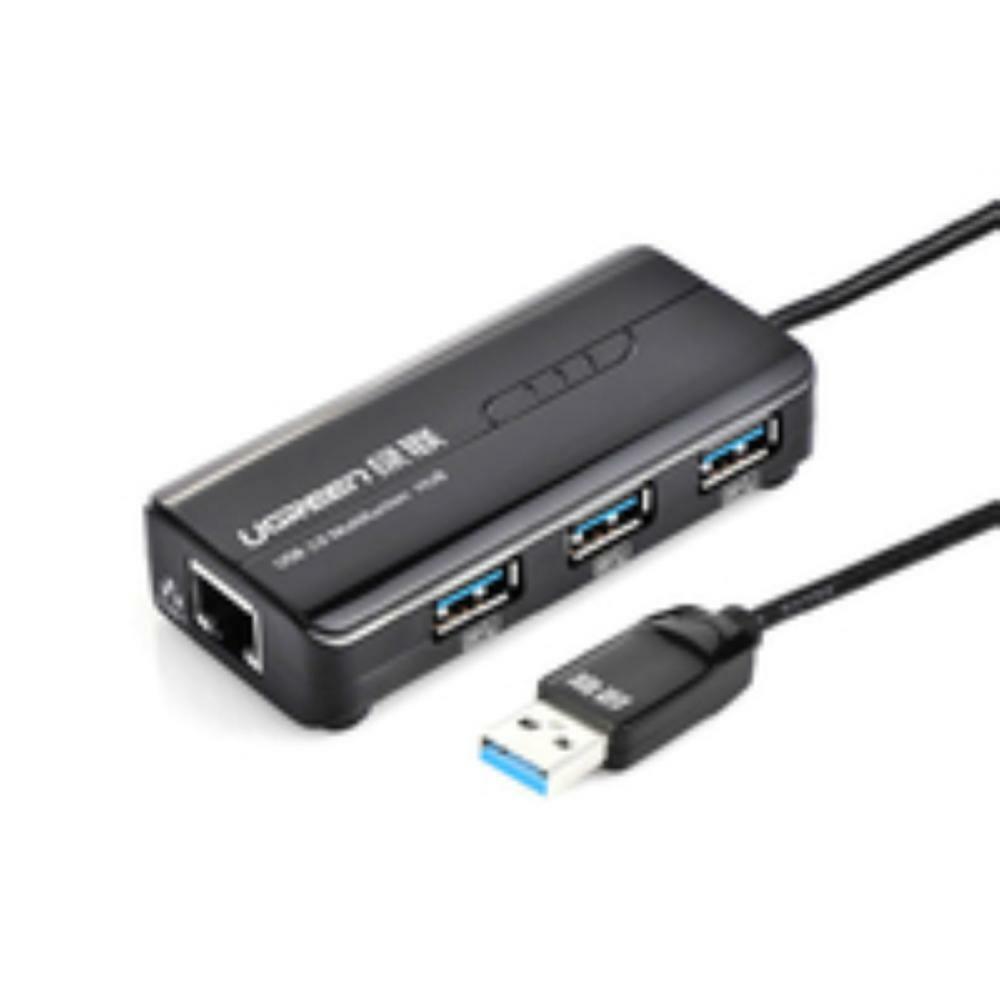 UGREEN HUB USB 3.0 con adattatore Gigabit Ethernet