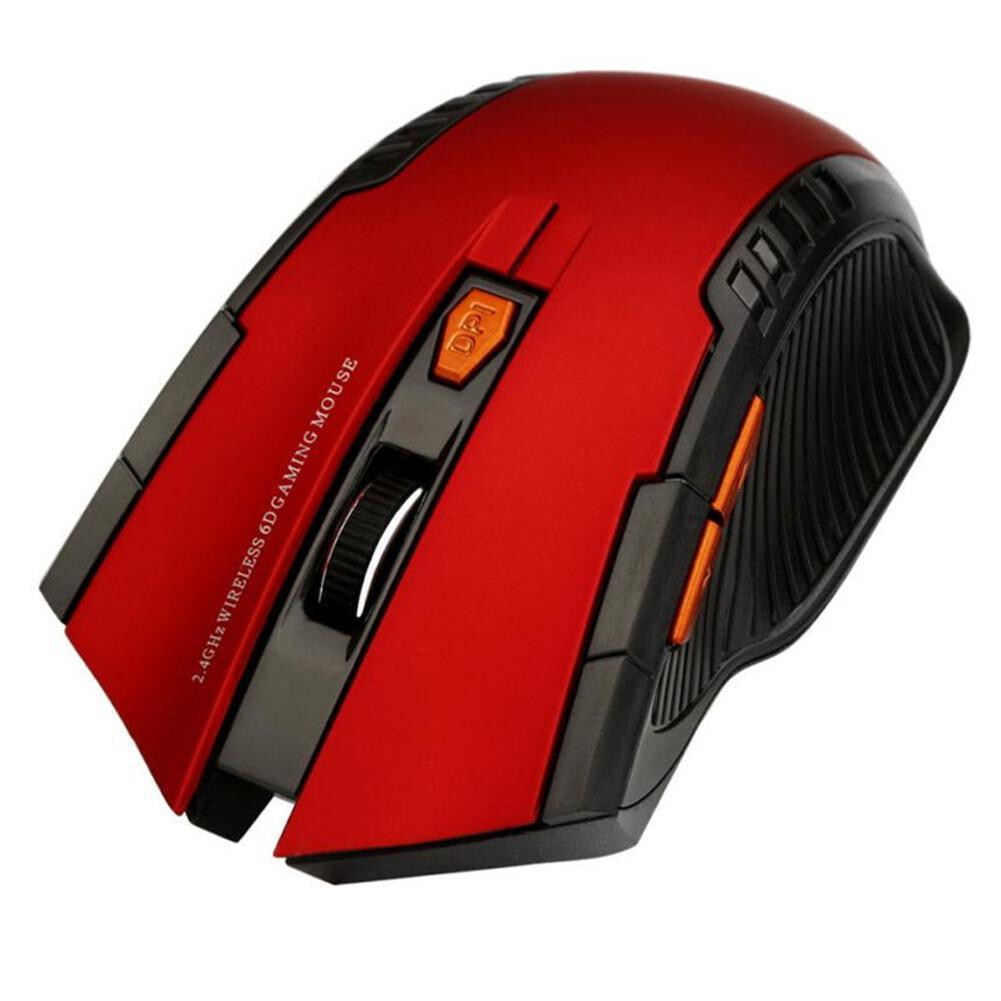 RED Mouse Mice Laptop Computer Wireless PC Optical Scroll Cordless GHz USB +Y2C3