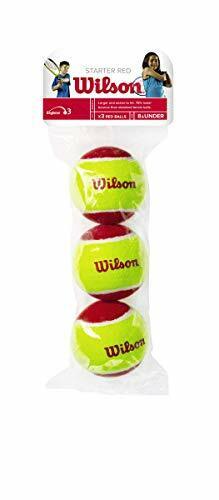 Wilson WRT137001 Palline da Tennis Starter Red, per Bambini, (b2R)