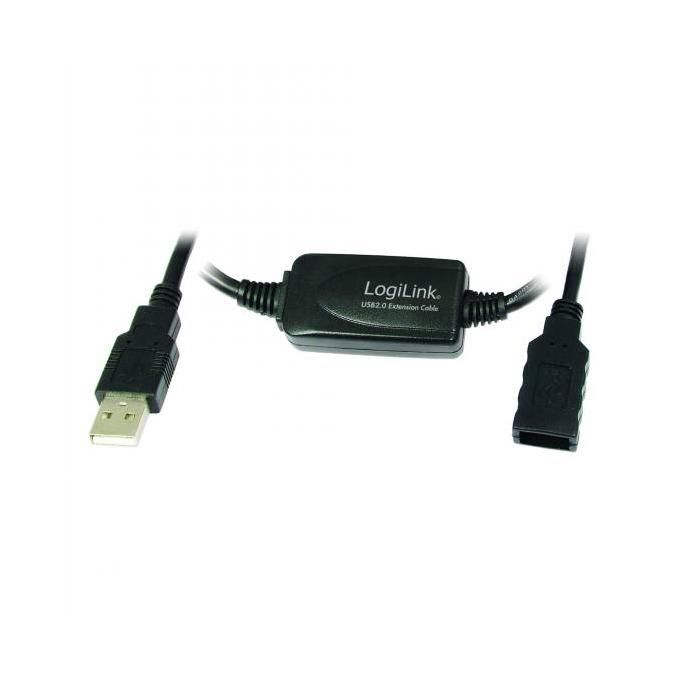 Logilink Estensore Di Linea Usb 2.0 Maschio Femmina Con Cavo Da Mt. 20 E20143