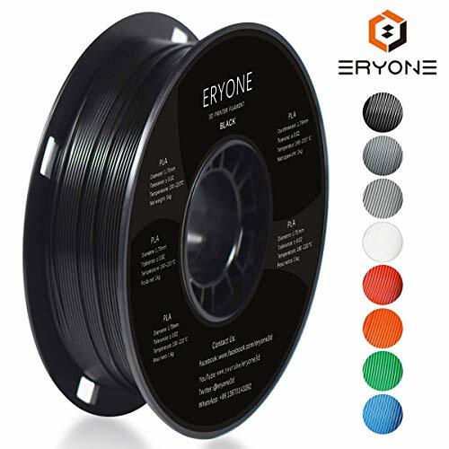 Filamento PLA 1.75mm, Eryone PLA Filamento 1.75mm, Stampante 3D Filamento (T3K)