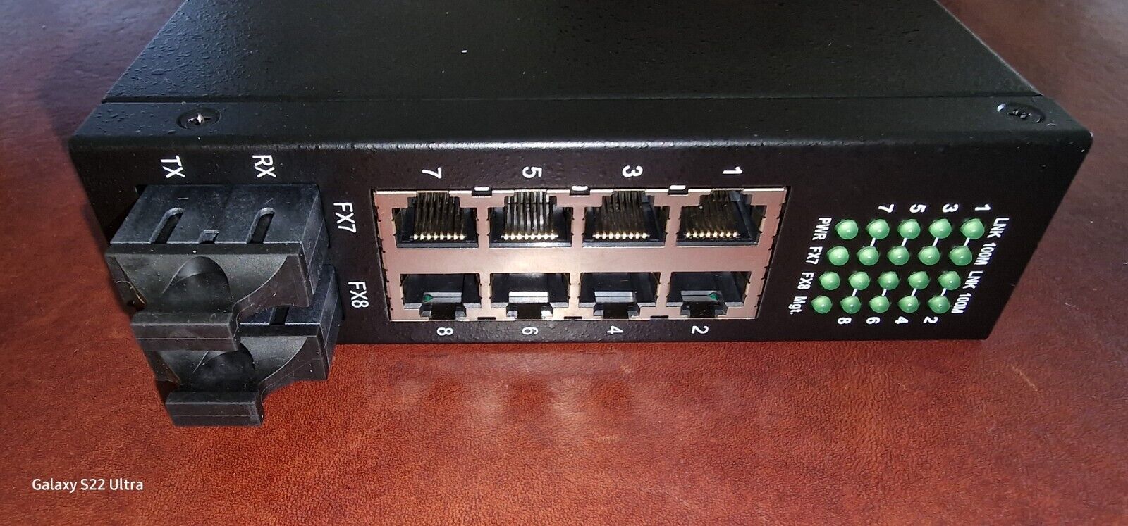 ROLINE Industrial Switch, 6x RJ-45, 2x SC, unmanaged