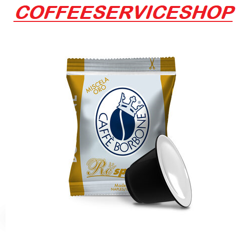 100 Capsule Caffe' Borbone Respresso Oro compatibili Nespresso