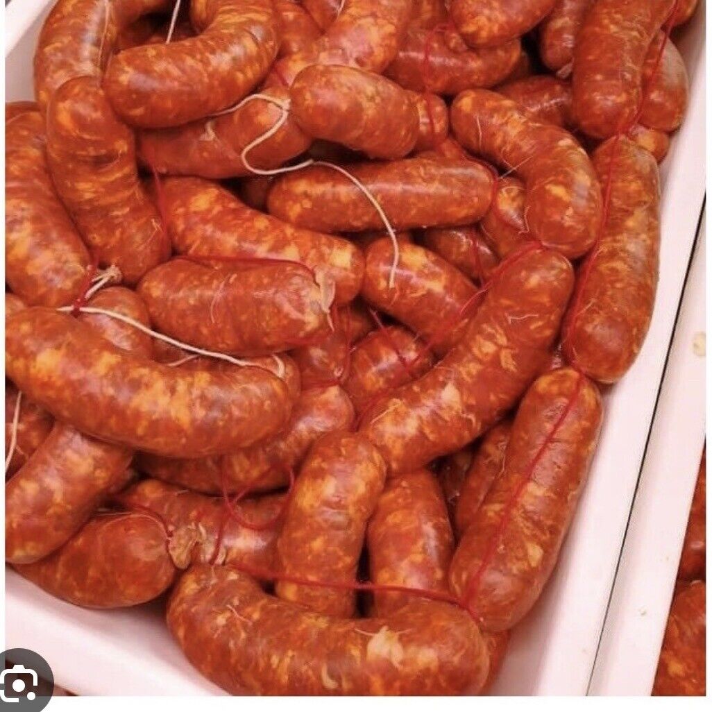 NONNA E NONNO SALSICCIA  FRESCA CALABRA   OFFERTA kg.10 PRODOTTO ARTIGIANALE