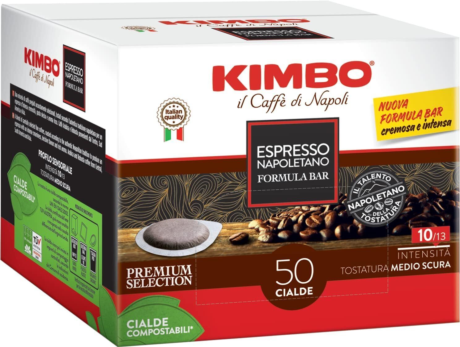 KIMBO CIALDA CIALDE 80PZ+ 15 PEZZI  CAFFE' ESPRESSO NAPOLETANO MACINATO FRESCO