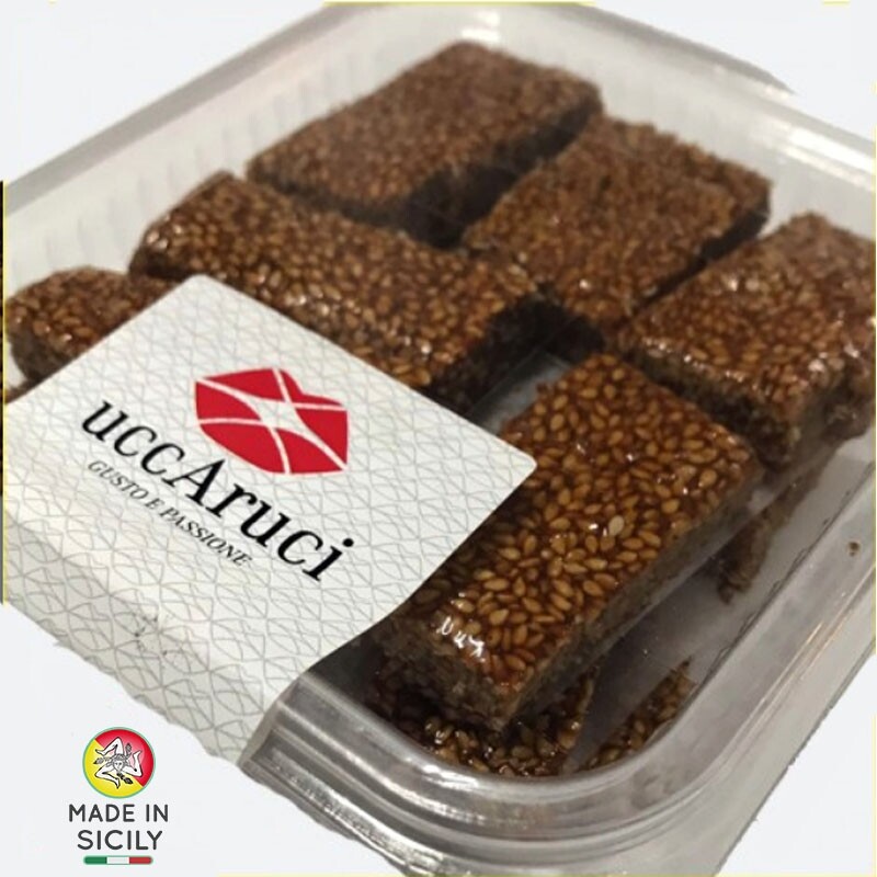 Torrone di Sesamo tostato "Giuggiulena" - Uccaruci - Offerta 5 Pezzi
