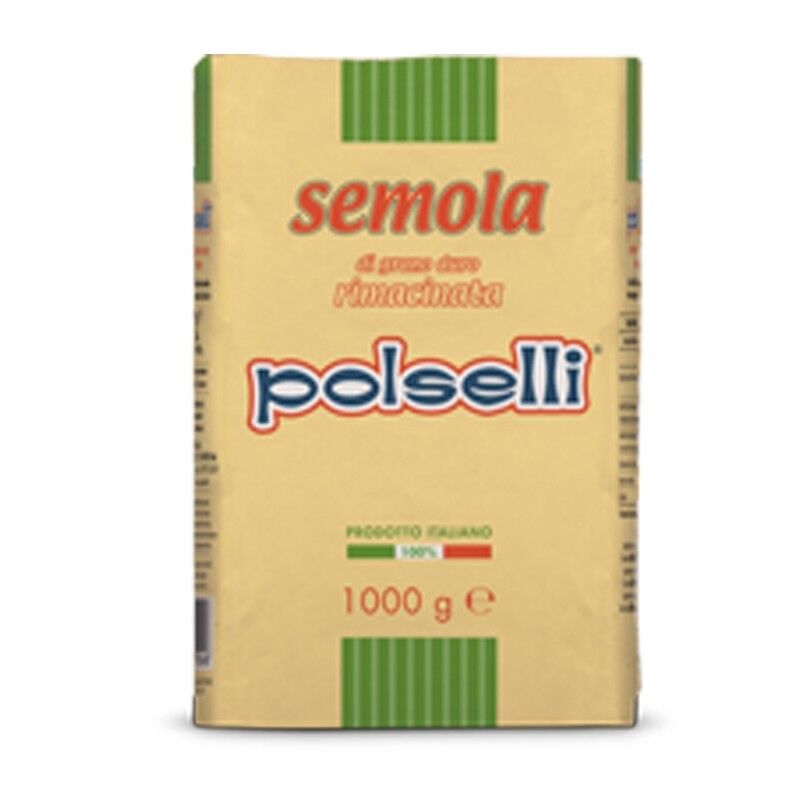Semola Rimacinata Polselli - Kg. 1 - Cartone 10 Pezzi