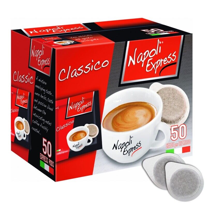 Caffè espresso Classico 50 cialde - Napoli Express - Cartone da 3 pezzi