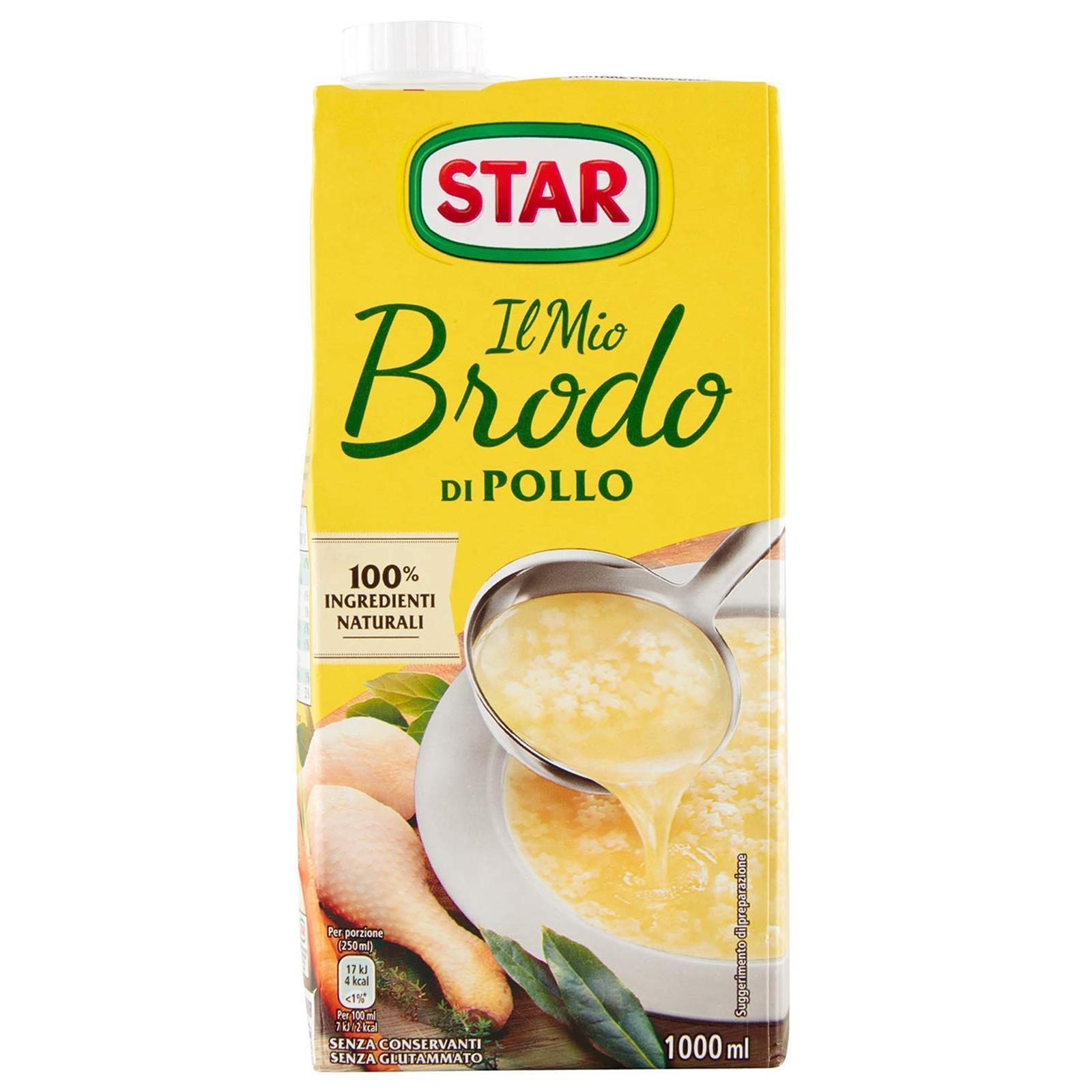 IL MIO BRODO LUQUIDO CLASSICO CARNE DI POLLO LT DADO GUSTOSO INGREDIENTI NATURA