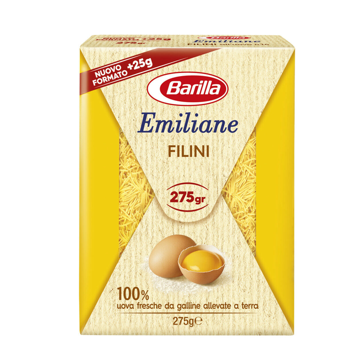 Barilla Emiliane Filini All'Uovo Confezione da 275 Grammi