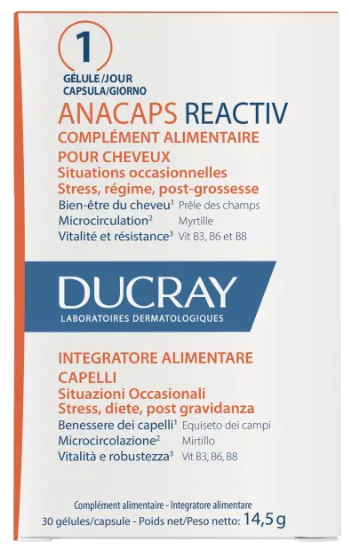 Anacaps Reactiv Ducray 30 Capsule