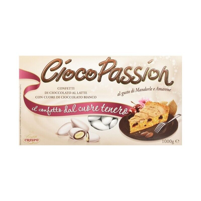 CONFETTI CRISPO CIOCOPASSION MANDORLE E AMARENE 1 KG.