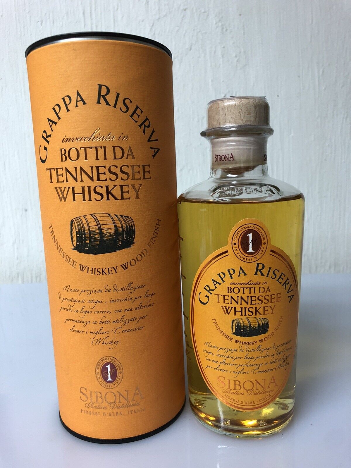 Sibona Grappa Riserva Invecchiata In Botti Da Tennessee Whiskey 50cl 44% Vol