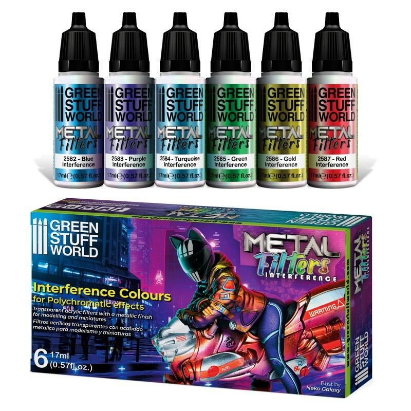 Set di filtri metallici-Colori di interferenza-Aerografo Pennello warhammer 40K