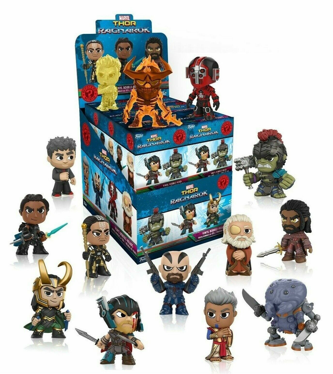 Espositore 12pezzi - FUNKO POP Thor Ragnarok Molla MYSTERY MINIS in Box Display